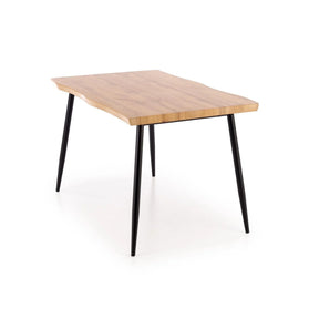 Set masa si 4 scaune HOUSTON OCN-35885, stejar/negru/gri