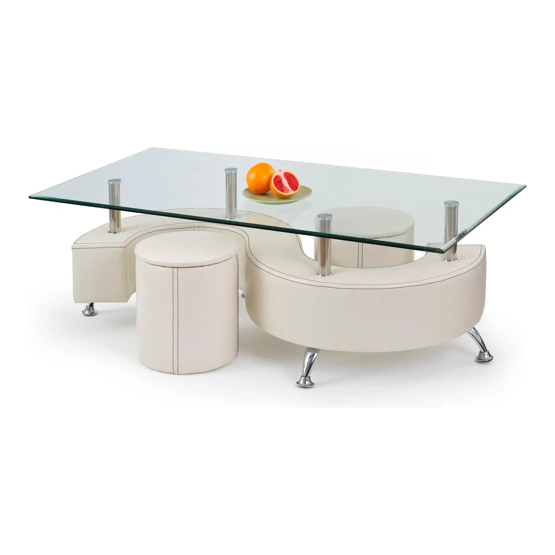 Set masuta HOUSTON OCN-37145, alb