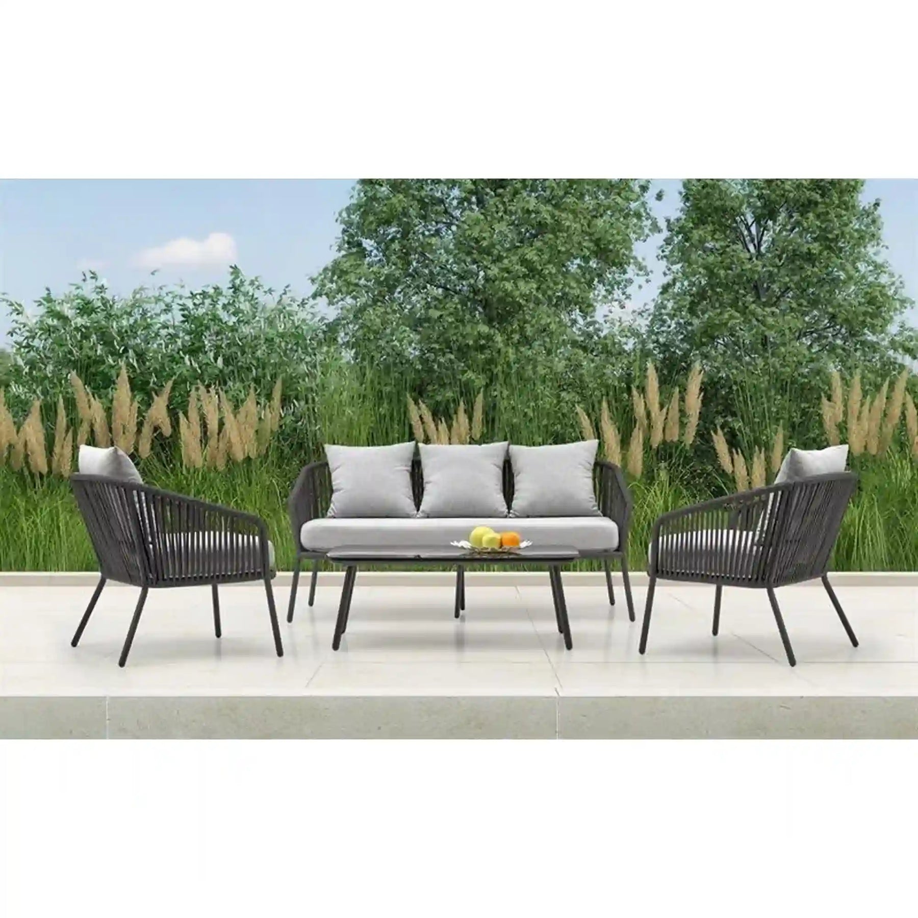 Set mobilier gradina HOUSTON OCN-35870, gri