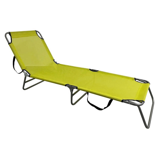 Sezlong gradina ATHENA OCN-28318, gri/verde