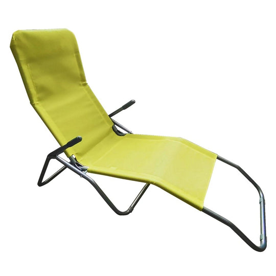 Sezlong gradina ATHENA OCN-28317, verde/gri