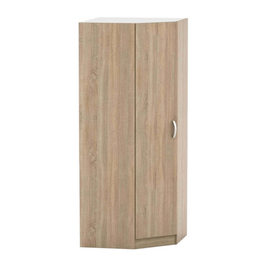 Dulap de colt BETTY 2 BE02-016-00, DTD laminat, stejar sonoma, 90.4x90.4x220 cm