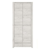 Dulap haine ANGEL typ 20, PAL melaminat, alb craft, 84x58,2x190,5 cm