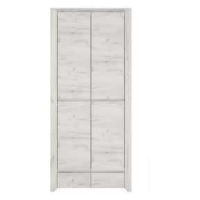 Dulap haine ANGEL typ 20, PAL melaminat, alb craft, 84x58,2x190,5 cm