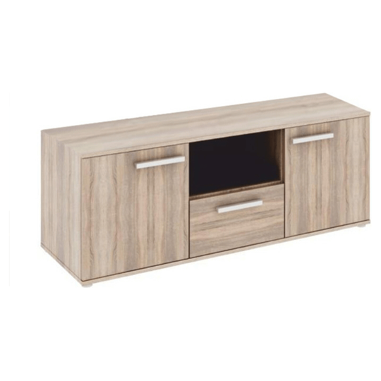 Dulap, cu 2-uşi, cu 1 sertar, DTD laminat, stejar sonoma, DUNAJ TIPUL10