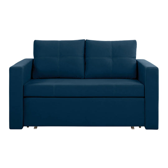 Canapea BUNIO III, stofa clasica albastru - Manila 26, 147x88x86 cm