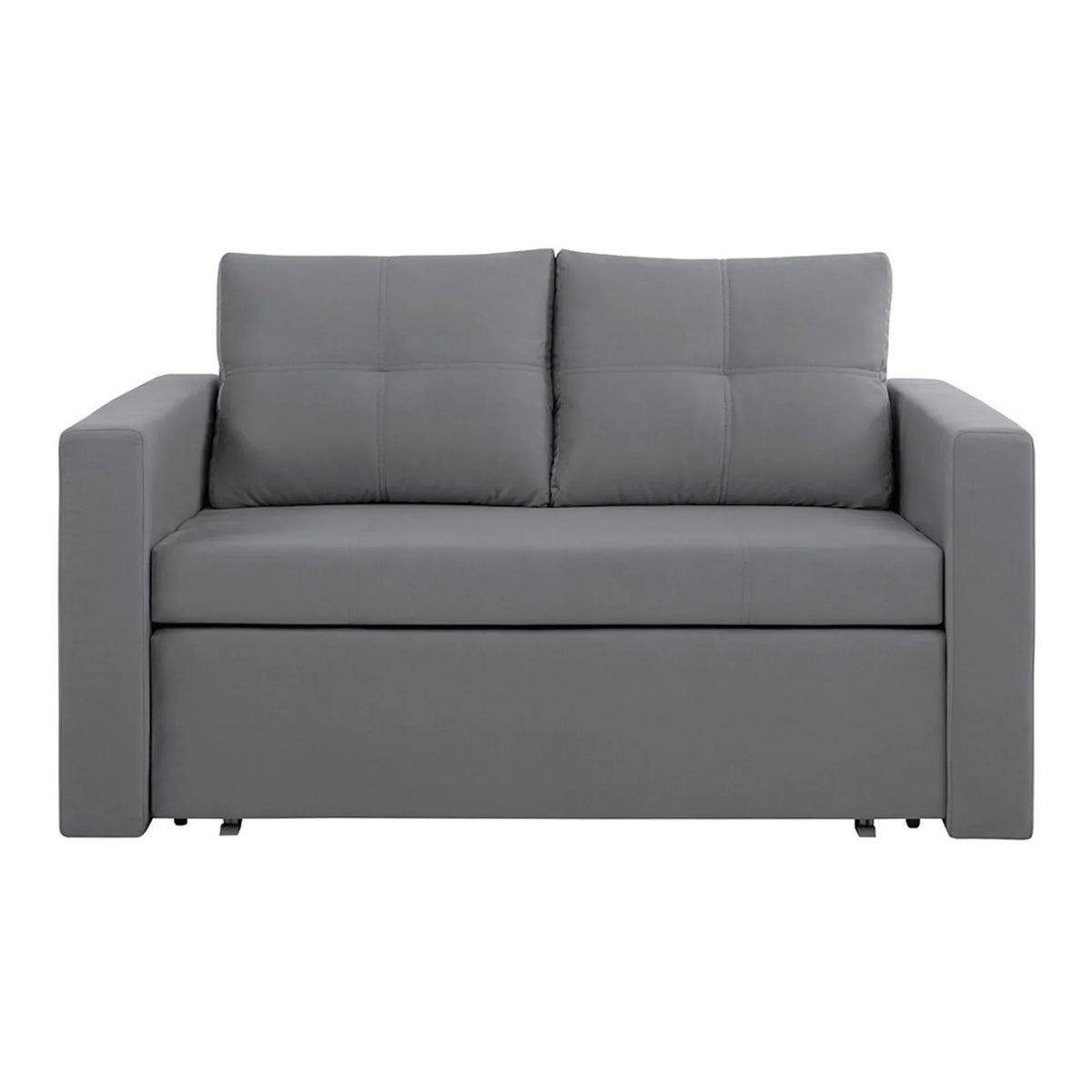 Canapea BUNIO III, stofa clasica gri - Manila 16, 147x88x86 cm