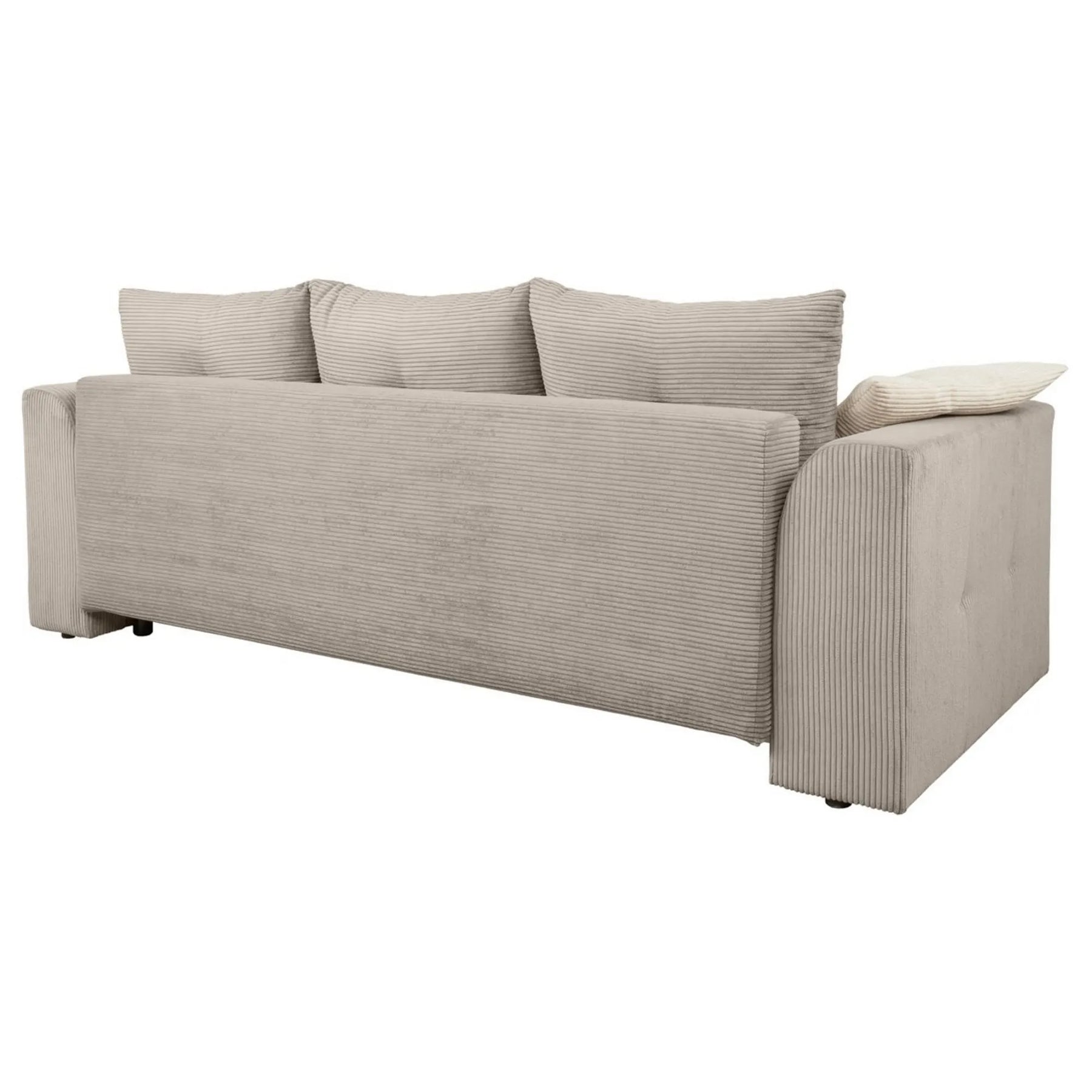 Canapea extensibila ROYAL IV, stofa catifelata bej - Poso 2, 247x116x96 cm