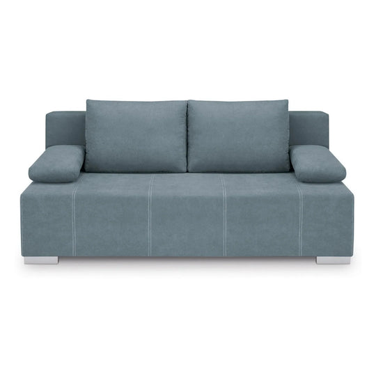 Canapea extensibila STREET IV, stofa catifelata albastru - Wind 76, 197x98x95 cm