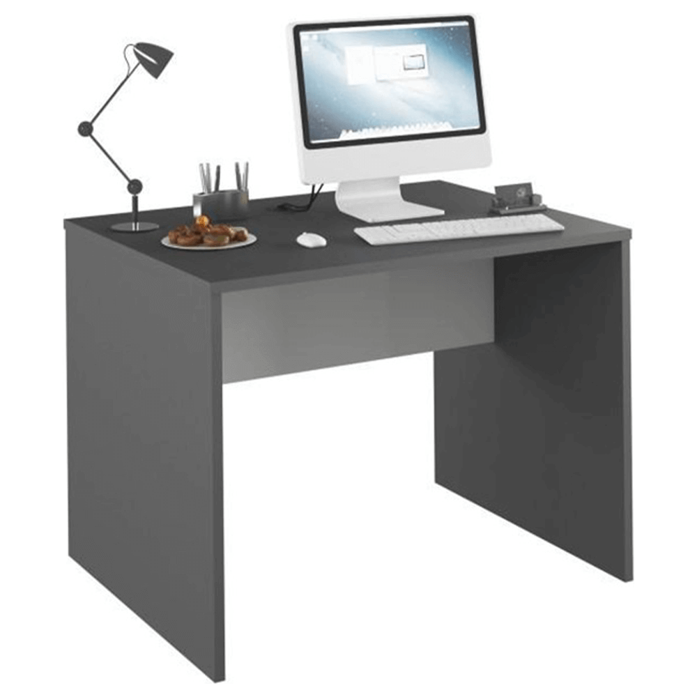 Masă de birou, grafit/alb, RIOMA NEW TYP 12