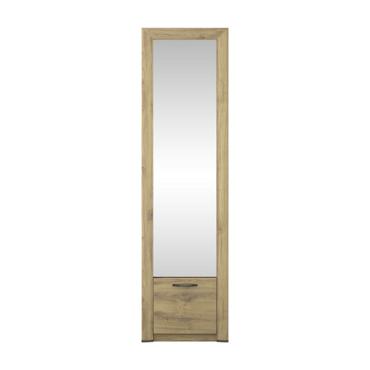 Dulap hol SAPORI, stejar navarra, PAL laminat, 60x36x217 cm