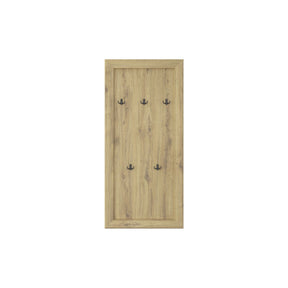 Cuier de perete SAPORI, stejar navarra, PAL laminat, 70x7x150 cm