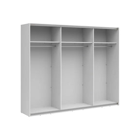 Dulap FORN, alb lucios, PAL, 270x58x218.5 cm