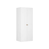 Dulap FLEX, alb, PAL, cu 2 usi, 100x66x240 cm