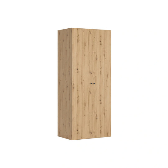 Dulap FLEX, stejar artisan, PAL, cu 2 usi, 100x66x240 cm