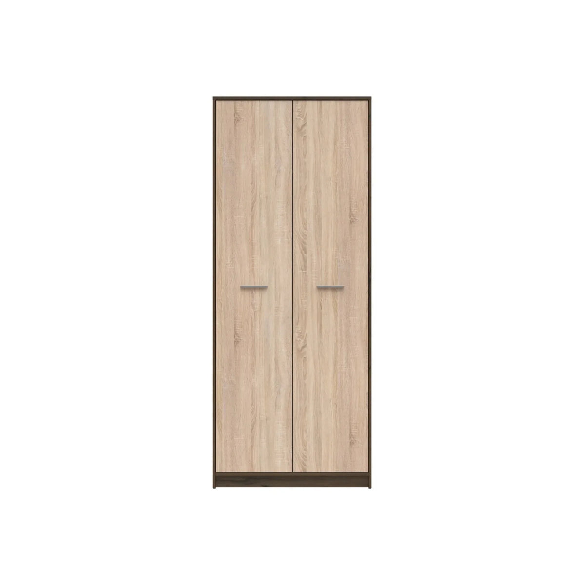 Dulap NEPO PLUS, stejar inchis/stejar sonoma, PAL laminat, 80x55x197 cm