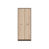 Dulap NEPO PLUS, stejar inchis/stejar sonoma, PAL laminat, 80x55x197 cm