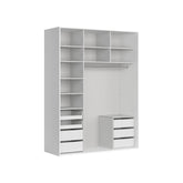 Dressing FLEX, alb, PAL, 180x66x240 cm
