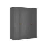 Dressing FLEX, gri grafit, PAL, cu 4 usi, 200x66x240 cm