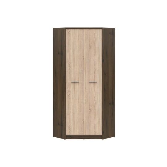 Dulap NEPO PLUS, stejar nobil/stejar sonoma, PAL laminat, cu 2 usi, 80x80x197 cm