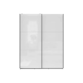 Dulap TETRIX, alb, PAL, cu 2 usi, 154x60x196 cm