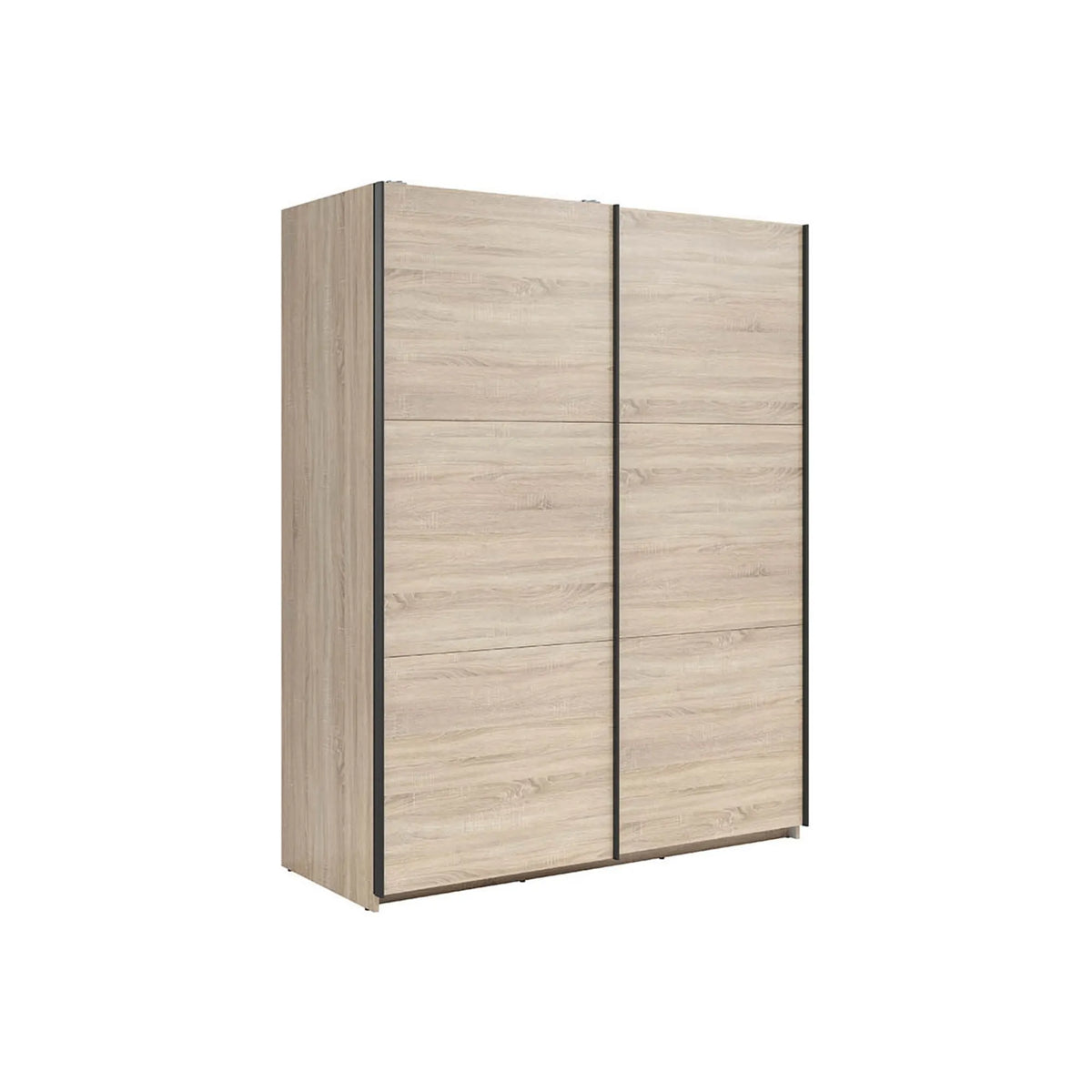 Dulap TETRIX, stejar sonoma, PAL, cu 2 usi, 154x60x196 cm