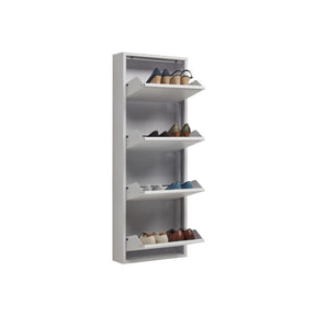 Pantofar FLY, alb, metal, 50x15x137 cm