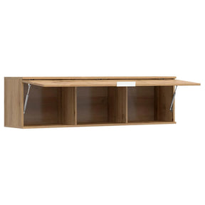 Dulap suspendat ZELE, stejar wotan, PAL laminat, 135x31x37 cm