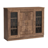 Comoda TEDY TYP T14, PAL, stejar lefkas, 140x44x109.5 cm