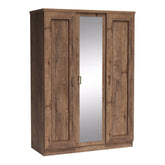 Dulap dormitor TEDY Typ T15, PAL melaminat, stejar lefkas, 135x57x190 cm