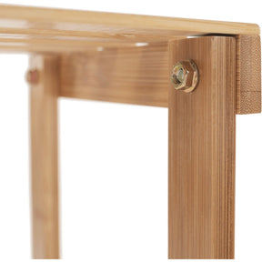 Raft TABIA, stejar, lemn bambus, 103.5x25x85 cm
