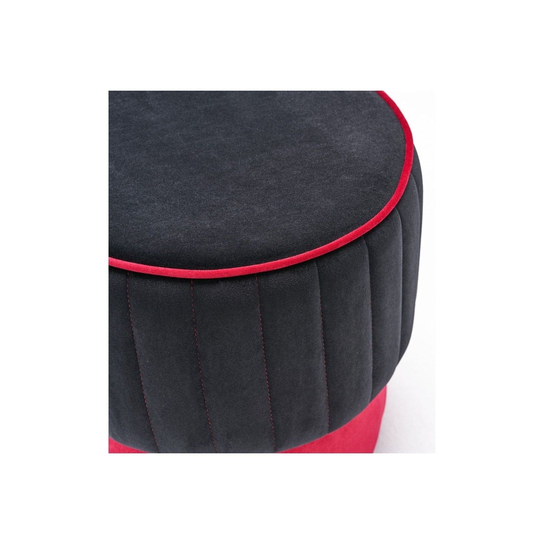 Taburet AMSTERDAM OCN-30206, negru/rosu