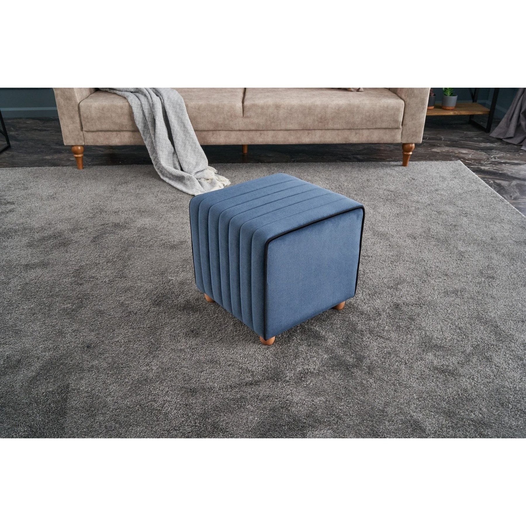 Taburet AMSTERDAM OCN-30208, albastru