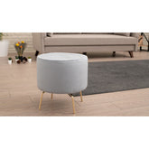 Taburet AMSTERDAM OCN-30214, gri/auriu