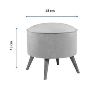 Taburet AMSTERDAM OCN-30215, verde/stejar