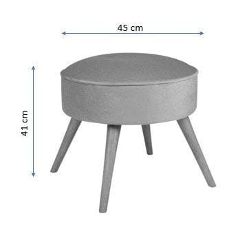 Taburet AMSTERDAM OCN-30217, turcoaz