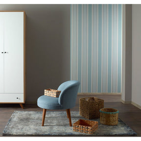 Taburet AMSTERDAM OCN-30250, albastru deschis