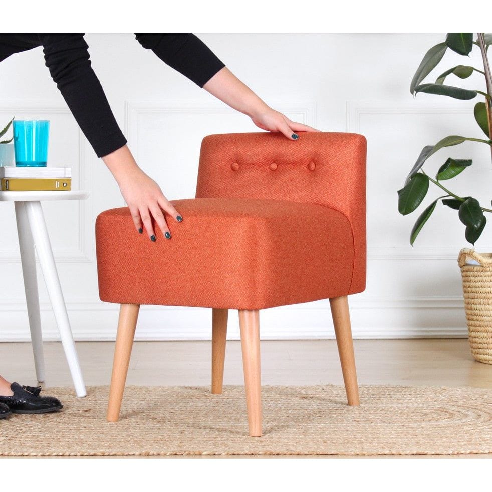 Taburet AMSTERDAM OCN-30253, portocaliu