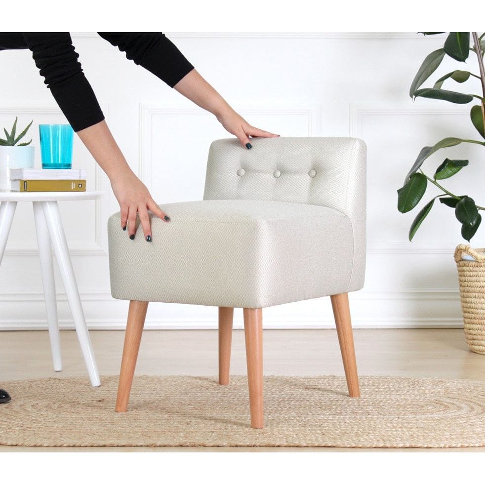 Taburet AMSTERDAM OCN-30254, crem