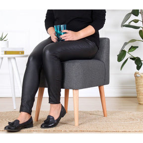 Taburet AMSTERDAM OCN-30255, gri inchis