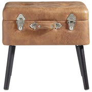 Taburet BERGEN OCN-28498, maro/negru