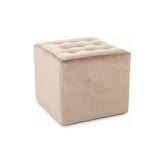 Taburet bej, cu design modern, ideal pentru living – primabucata