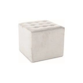 Taburet gri deschis, cu design modern, ideal pentru living – primabucata