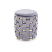 Taburet DETROIT OCN-38345, gri/auriu