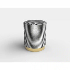 Taburet HOUSTON OCN-35838, negru/alb