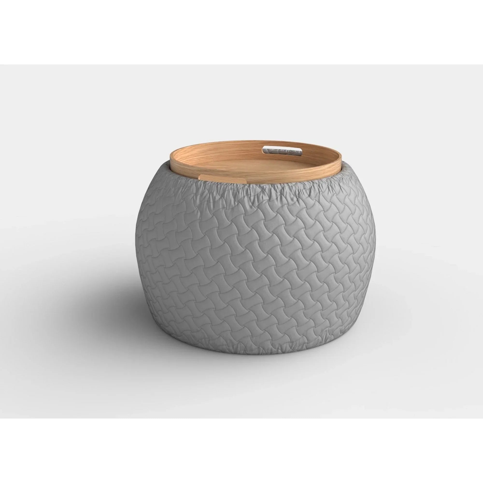 Taburet HOUSTON OCN-35841, gri deschis