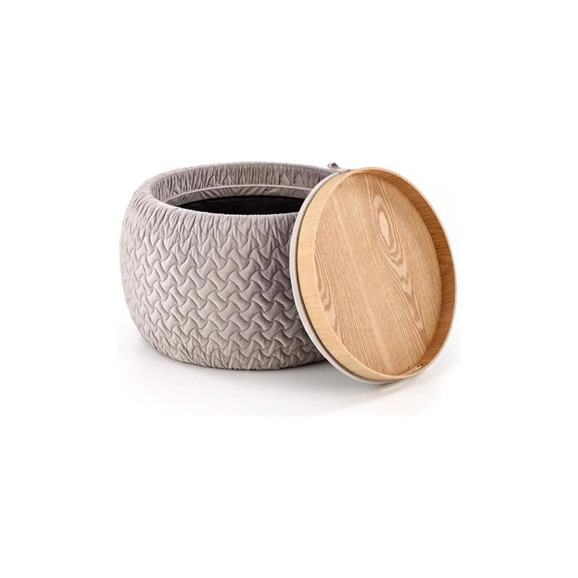 Taburet HOUSTON OCN-35841, gri deschis