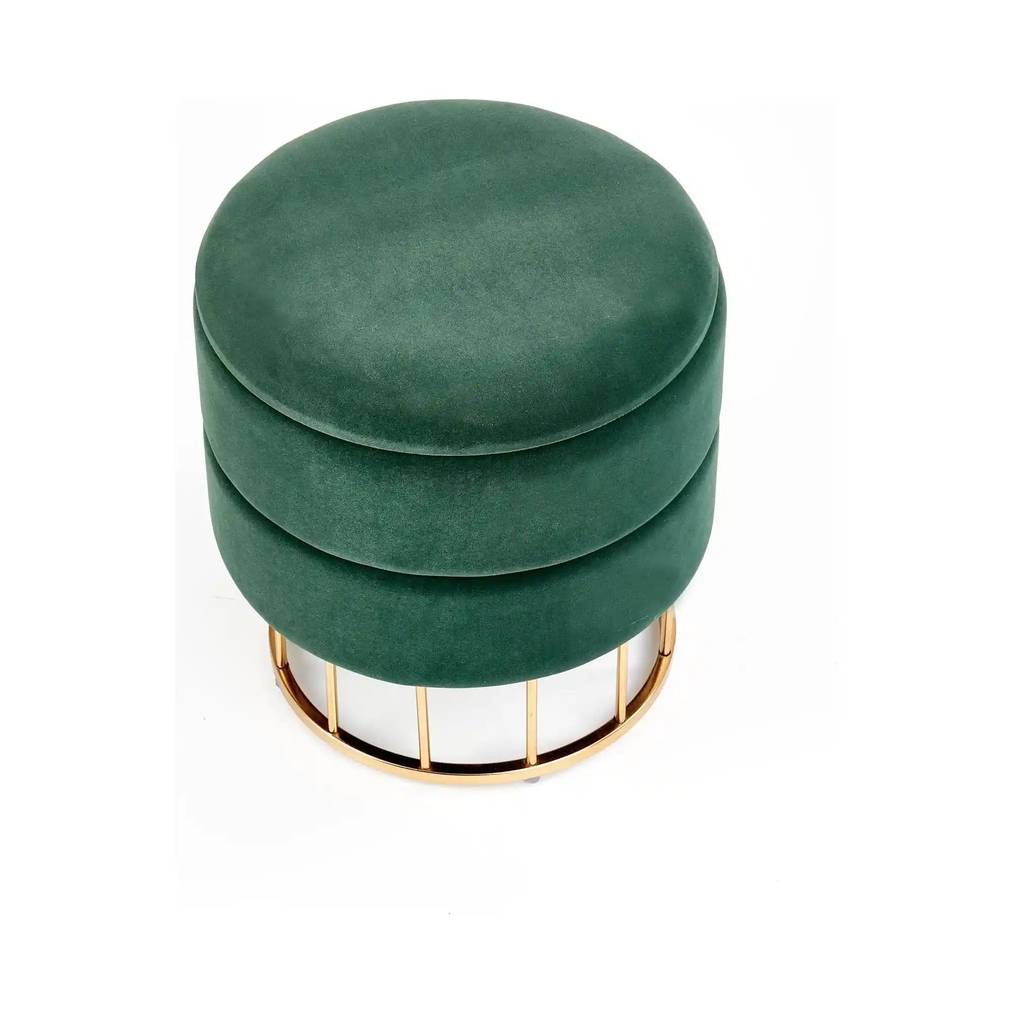 Taburet HOUSTON OCN-35850, verde inchis