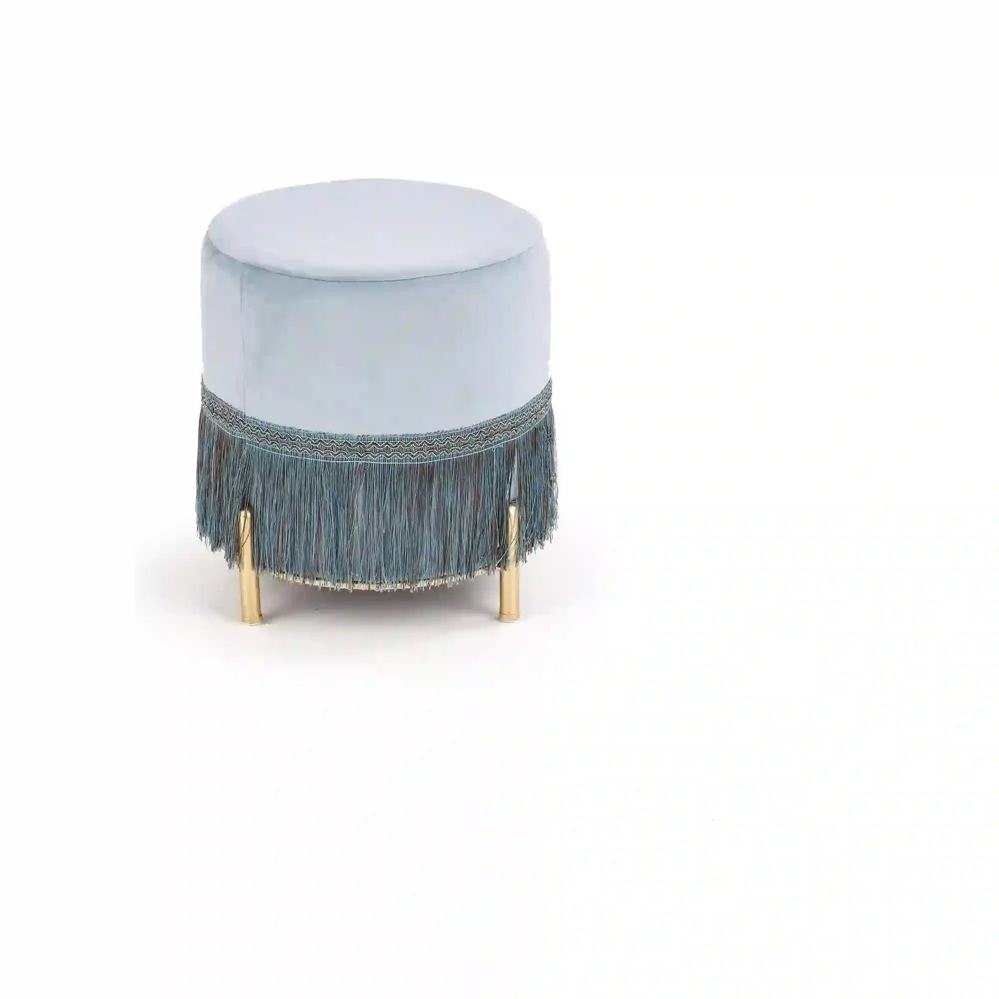 Taburet HOUSTON OCN-35851, albastru deschis