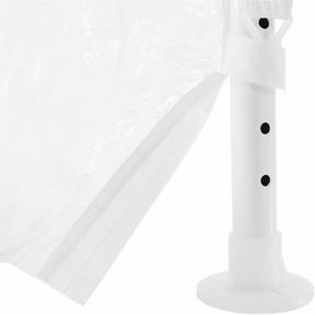 Cort de gradina TEKNO TYP 1, polietilena, alb, 300x300x245 cm
